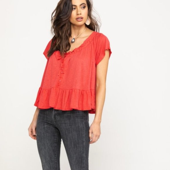 Free People Tops - 💕HP💕 Free People Camelia Blouse